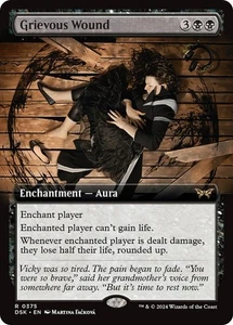 Grievous Wound (Extended Art) - quasi nuovo - Duskmourn: House of Horror DSK MTG - Foto 1 di 1
