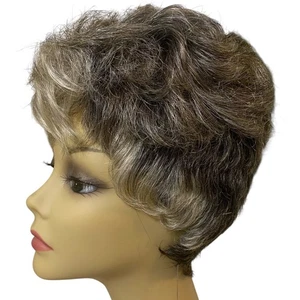 Vivica Fox Human Hair Pixie Wig H205-V Pure Stretch Cap for Mature Women NWT - Picture 1 of 12