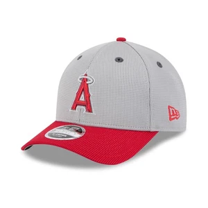 Men's New Era Gray/Red Los Angeles Angels 2025 Batting Practice 9FORTY M-Crown - Picture 1 of 8