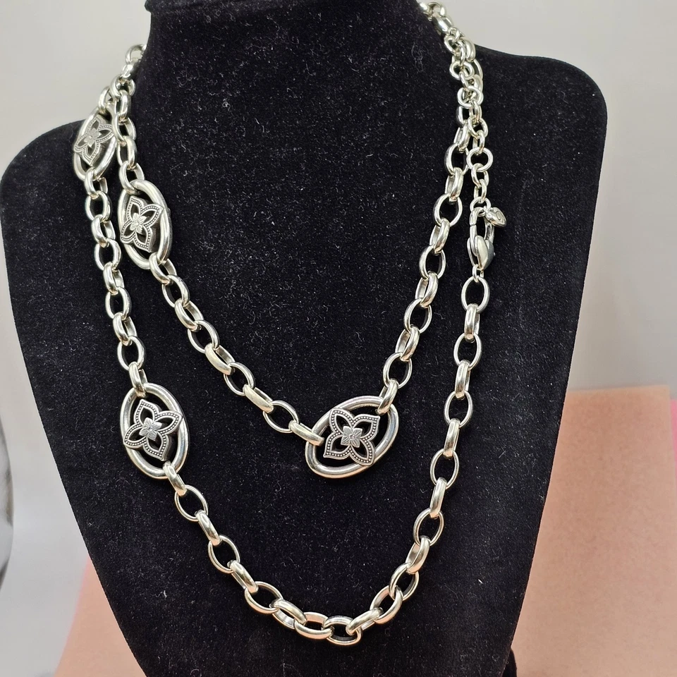 Collar Grueso Colectivo Brighton Toledo 34 pulgadas Retirado Firmado Motociclista Punk  Foto 1 de 4