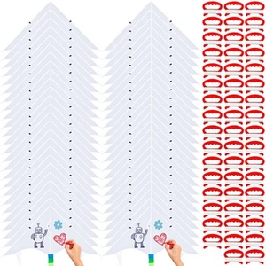 DIY Blank Kites Making Kit Bulk for Adults Decorating Coloring Kite Party Pac... - Picture 1 of 5