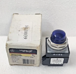 GE GENERAL ELECTRIC CR104PXG40 BLUE PUSHBUTTON INDICATION LIGHT - CR104PLG82L - Picture 1 of 8