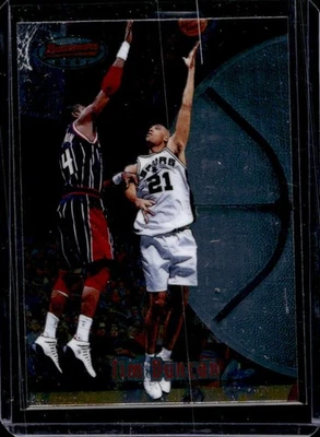 Bowman's Best Tim Duncan Rookie RC #106 Spurs 1997-98 Foto 1 de 2