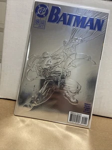 Batman #129 Ryan Benjamin anni 90 riavvolgimento lamina in rilievo variante cartoncino copertina DC - Foto 1 di 1