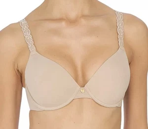 NATORI 732080 Pure Luxe Underwire T-Shirt Smooth Contour Bra DULCE Sz 32DD NWOT - Picture 1 of 4
