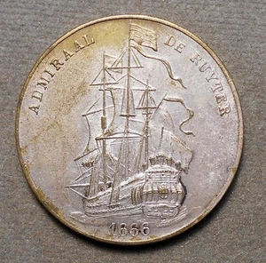 Denmark: In Copenhagen 1922, The Dutch Exhibition (Arms)   Admiral De Ruyter (S - Picture 1 of 2