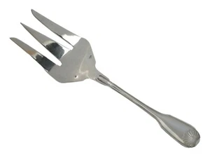 "Cubiertos de plata - cáscara - tenedor para servir pescado - 9 3/4" - Imagen 1 de 3
