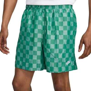 Neu Nike Herren Club Flow Checkers grün 5" Shorts FN3098-365 Größe L neu mit Etikett - Bild 1 von 8