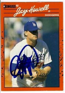 Jay Howell Signed 1990 Donruss Card #203 Los Angeles Dodgers