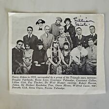 Lillian Gish - Autographed Clipping - Actress - Silent Era - Birth of a Nation