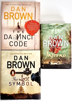 Dan Brown 3 Hardcover Book Bundle Symbol/Inferno/Code FREE TRACKED POST - image 1 of 4