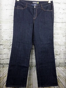 Lane Bryant Venezia Right Fit Womens Jeans 34Wx29L Dark Wash Stretch Bootcut     - Picture 1 of 10