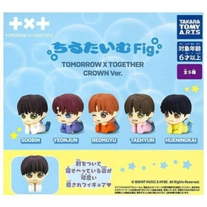 chill out time Fig. TOMORROW X TOGETHER CROWN Ver. Capsule Toy Complete set NEW - Picture 1 of 8