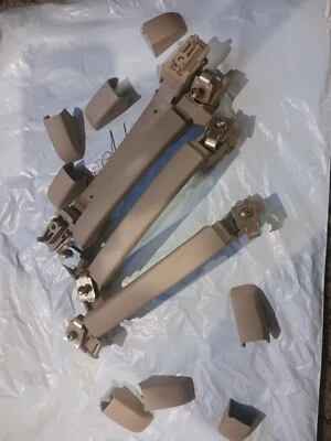 BMW E46 325I sedã 2001-05 alças internas bege areia bronzeado fabricante de equipamento original - Imagem 1 de 2