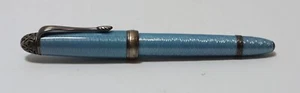 Michel Perchin Faberge Coronation Blue Ice Fountain Pen - Imagen 1 de 18