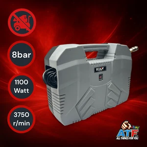 ATF Mobiler Druckluft Kompressor 8bar | 1100W Luftkompressor tragbar & ölfrei - Bild 1 von 7