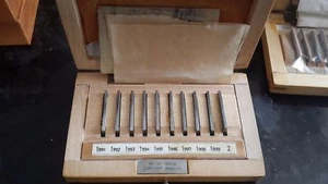 Precision Metric Slip Gauge Block Set №10 (1.991-2) mm 10pcs USSR Grade 1 - Picture 1 of 3