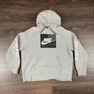 Nike Air Just Do It Gray Hoodie Size: XXL Youth - Picture 1 of 8