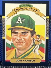 1987 Donruss Diamond Kings JOSE CANSECO Oakland Athletics