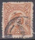 (F231-90) 1898 NZ 3d HUIAS stamp (CO)