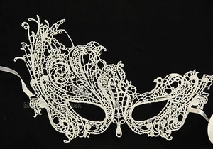 Mardi Gras Soft Lace Masquerade Mask Wedding Prom Lingerie birthday school party - Picture 1 of 6