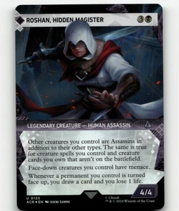 FOIL - MTG Roshan, Hidden Magister (Showcase) #133 - UB: Assassin's Creed - Picture 1 of 1