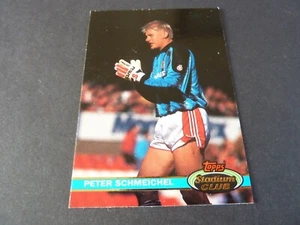 Peter Schmeichel - Topps Stadium Club 1992 Football Card - VGC! Man Utd Rookie - Picture 1 of 3