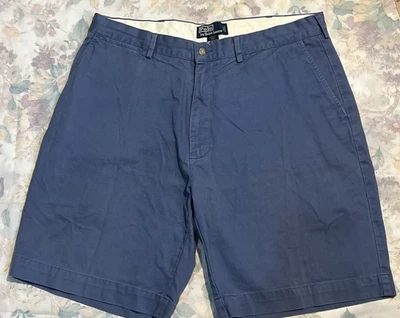 Polo Ralph Lauren Prospect Shorts Blue Size 36 Classic Fit Chino Cotton Clean - Image 1 of 4