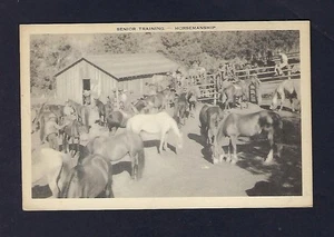 Postal de entrenamiento para personas mayores c1940, Philmont Scout Ranch, Cimarron, Nuevo México - Imagen 1 de 2