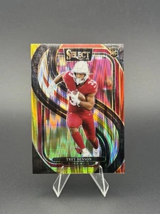 2024 Panini Select - Premier Level Trey Benson #198 Red & Yellow Shock Prizm RC - Bild 1 von 4