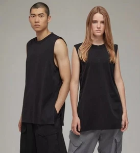Y-3 Yohji Yamamoto Tank Top Unisex Black Sz L (HY1255) NWOT - Picture 1 of 4