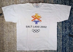 Camiseta gris de colección Y2k Salt Lake City 2002 Juegos Olímpicos de Invierno para hombre XL - Imagen 1 de 9