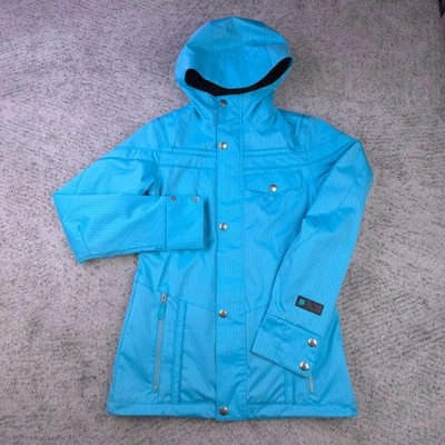 Burton Snowboard Jacket Womens Small Dryride Hooded Snowboarding Ski Softshell - Image 1 of 4