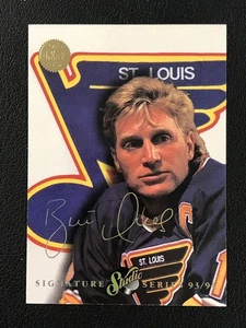 1993-94 Leaf #8 Brett Hull Studio Signature Series St. Louis Blues - Picture 1 of 2