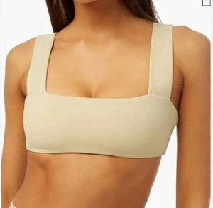 NWT WeWoreWhat Bandeau Bra Top Off White Gym Workout Yoga Pilates Size XS - Bild 1 von 6