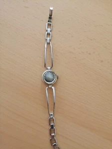GUB Glashütte Uhr DDR Damenuhr Handaufzug (D: ca. 17 mm), 17 Rubis, gebraucht - Bild 1 von 6