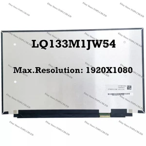 LQ133M1JW54 13,3" Neu LED Bildschirm LCD Anzeige Panel 1920X1080 IPS - Bild 1 von 2