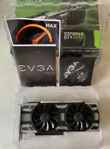 EVGA Nvidia Geforce GTX 1080 Factory Super Clocked 8GB GDDR5X Graphics Card - Picture 1 of 4