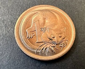 1975 1 Cent Coin Unc. Coin x 1 From Mint Roll. Australian Decimal Uncirculated - Picture 1 of 4
