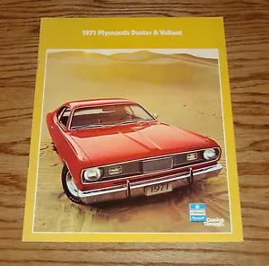 Original 1971 Plymouth Duster & Valiant Verkaufsbroschüre 71 Scamp - Bild 1 von 2