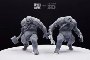 Troll of the Cava - Davale Games 3D gedruckt mit hochwertigem Harz - Bild 1 von 12