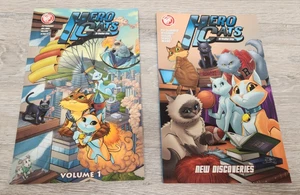 Hero Cats Of Stellar City Action Lab Comics Volume 1 & 2 Lot 2014 - Picture 1 of 22