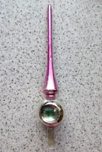 Decorazione natalizia vintage SOVIETICA TOPPING CON RIENTRANZA # 11 lunghezza 31 cm = 12,2 pollici - Foto 1 di 4