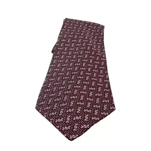 Andrew Fezza Men’s Necktie Purple and Black Abstract Design. - Picture 1 of 4