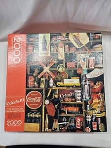 Coke Is It 1986 Springbok The Coca-Cola Centennial 2000 Pc Jigsaw Puzzle EUC - Picture 1 of 4
