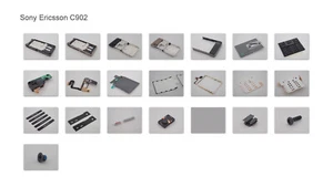 Repuestos originales Sony Ericsson C902 | Spare Parts | Cover | Teclado NUEVO - Imagen 1 de 22