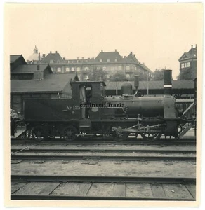 Orig. Foto DSB Dampflok P-125 Lokomotive Bahnhof Kopenhagen Dänemark 1959 Morop - Picture 1 of 1