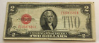1928 G $2.00 DOLLAR RED SEAL NOTE very nice circulated EA Block