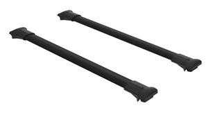 Can Auto Diamond Roof Cross Bars Black 118cm - Picture 1 of 6
