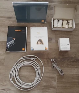 LIVEBOX LIVE BOX PRO ORANGE BOX INTERNET THOMSON INVENTEL DV4410-WA FILTRE ADSL - Imagen 1 de 9